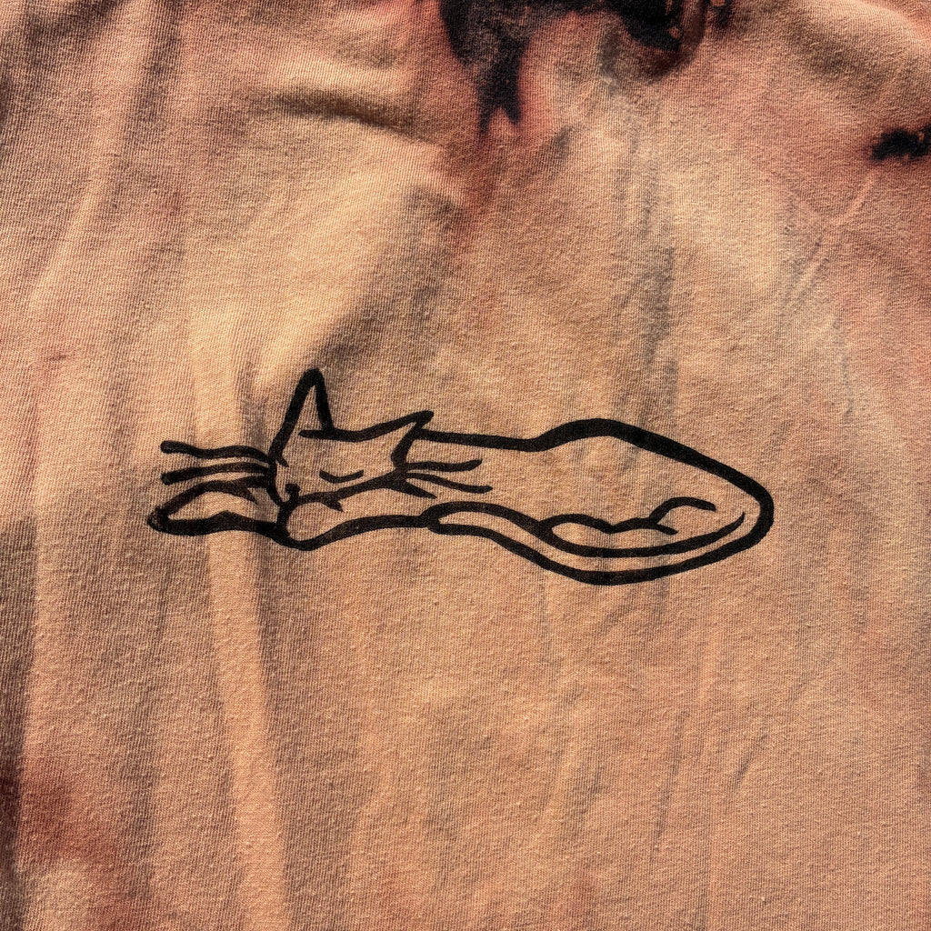 Sleepy Kitty Bleach Dyed Tank Top Medium