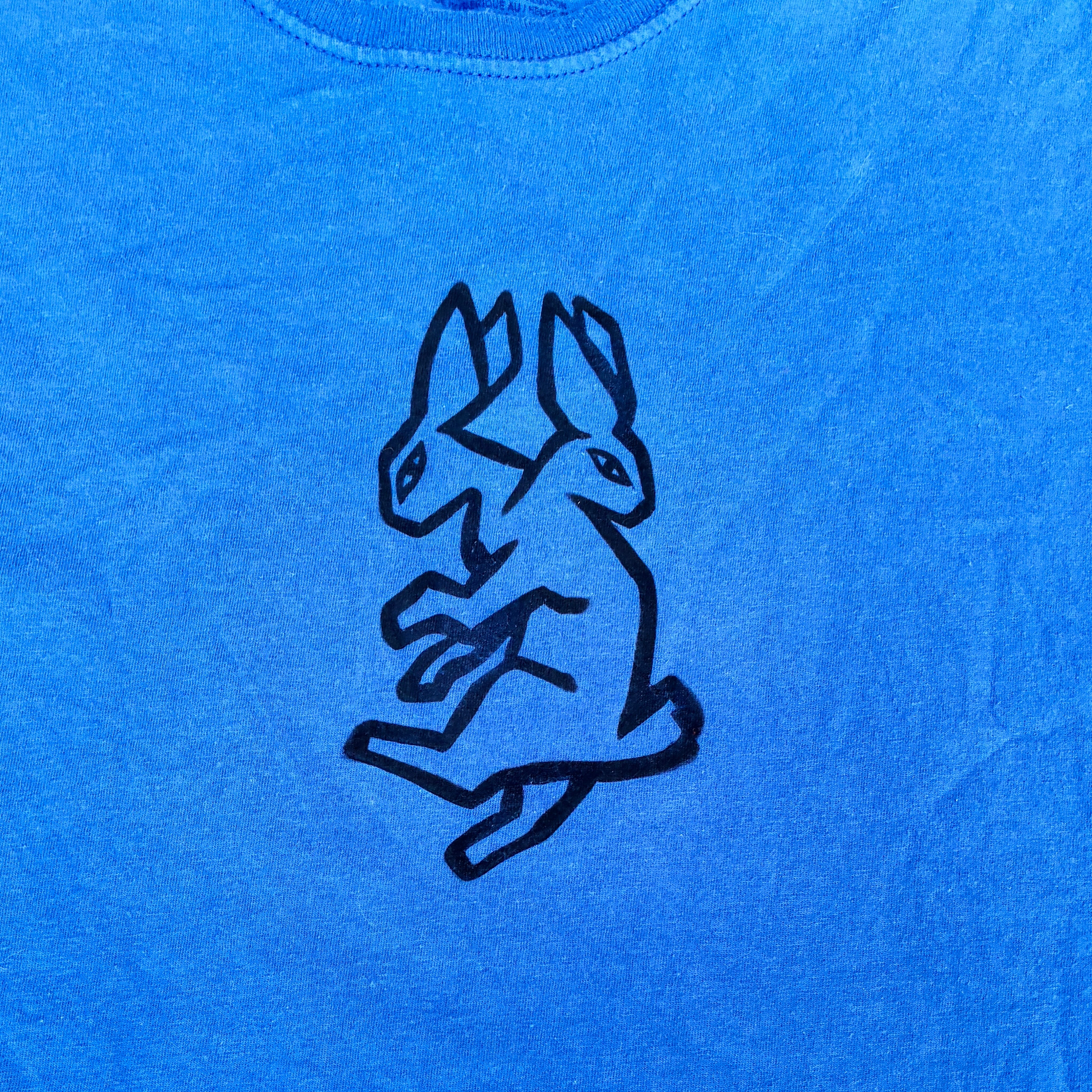 Two-Headed Rabbit Blue Tee XL