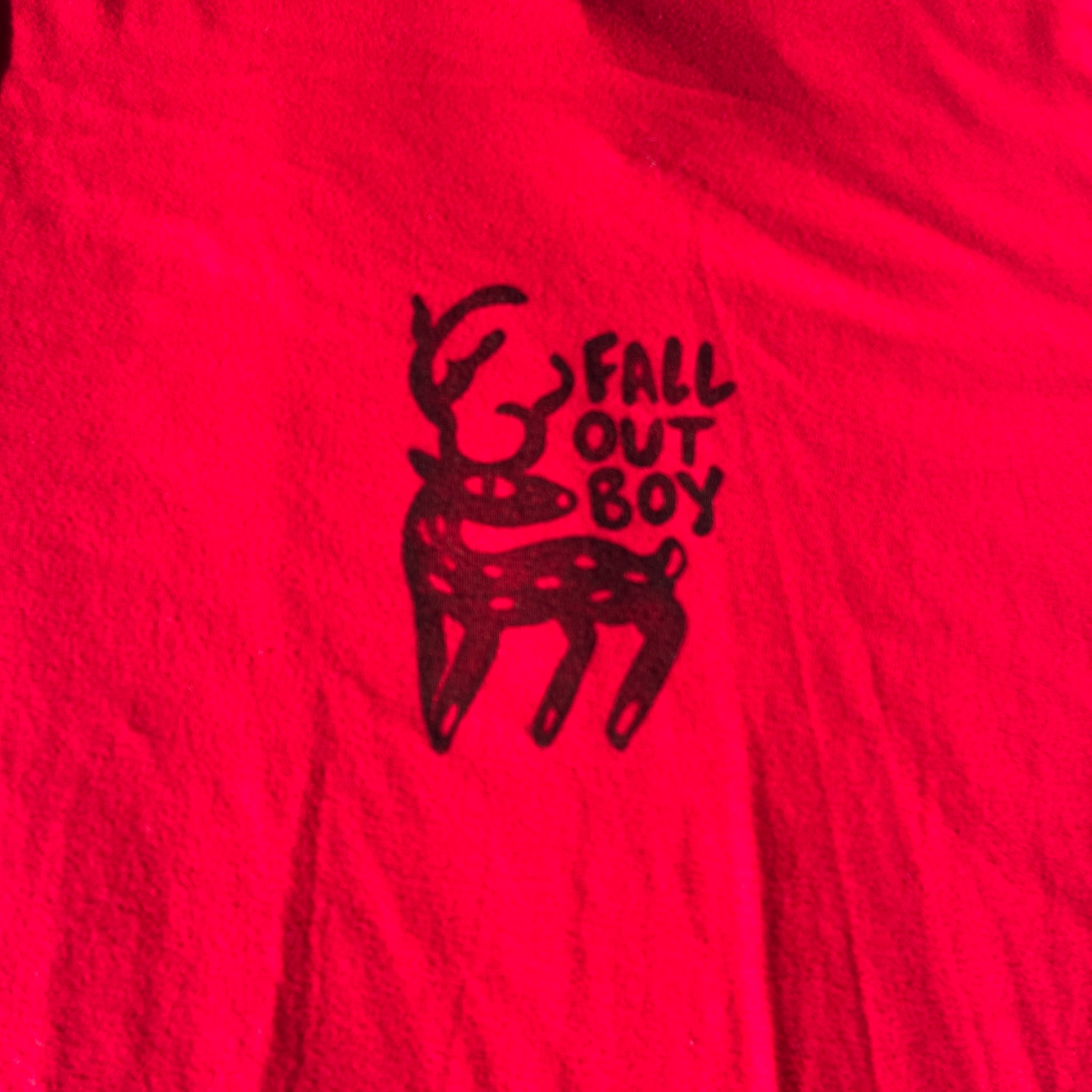 FOB Deer Red Tee Large