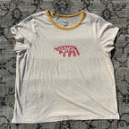 Red Tiger Yellow & White Striped Tee 2X