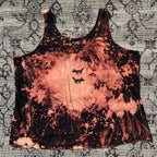 Wolf/Dog Bleach Dyed Tank Top 4X