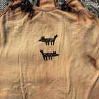Wolf/Dog Bleach Dyed Tank Top