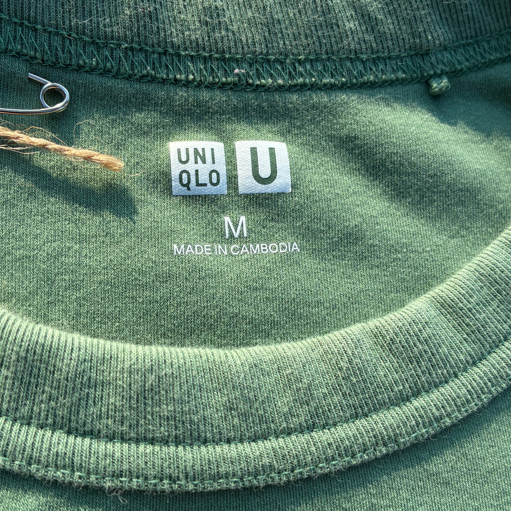 Hang in There Green Tee Medium
