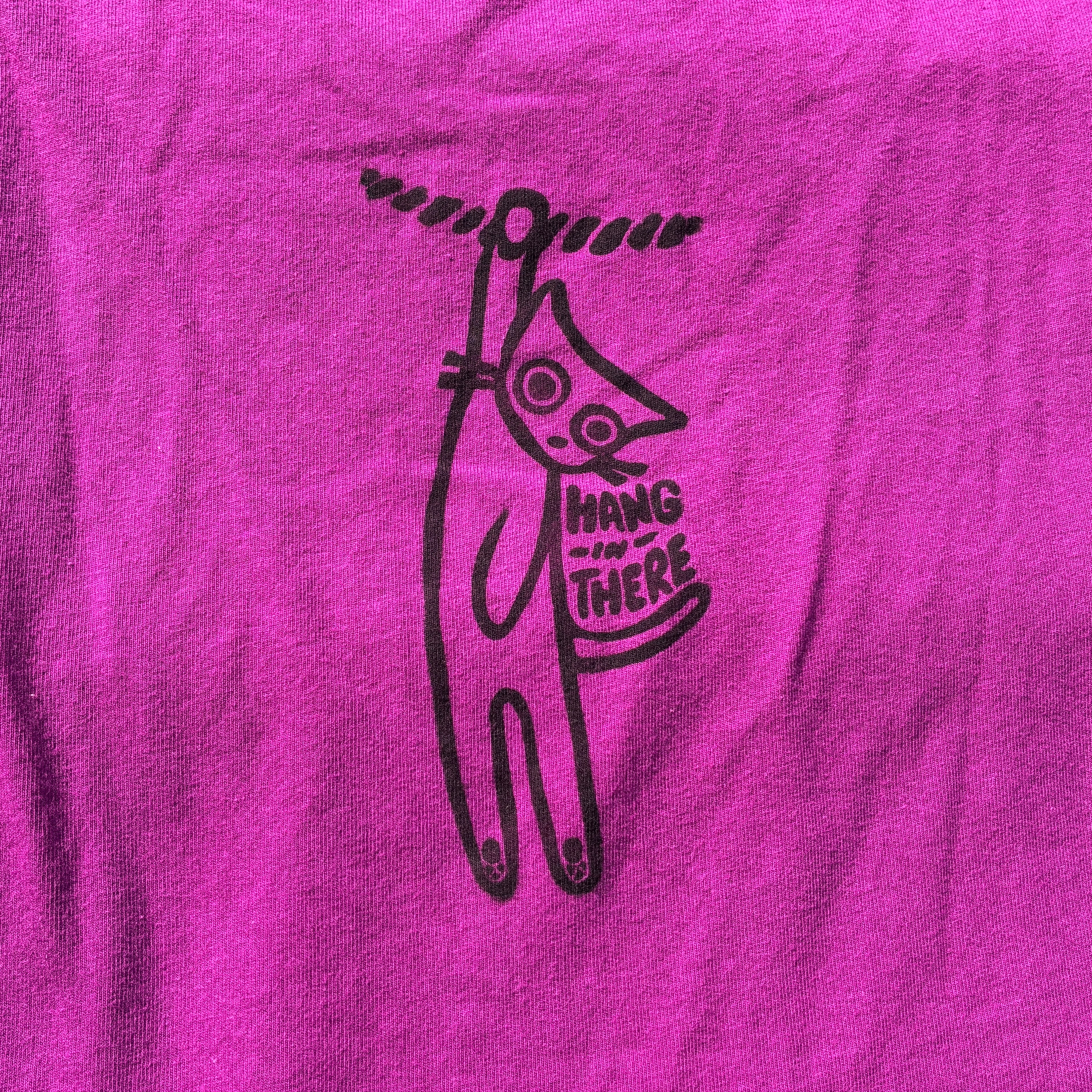 Hang in There Purple Tank Top 3X