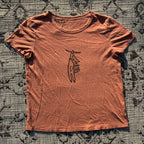 Hang in There Burnt Orange Tee Small