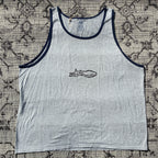 Sleepy Kitty Grey Tank Top 2X