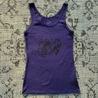 Sun/Moon Purple Tank Top Small
