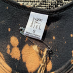 Tiger Bleach Dyed Tank Top Small
